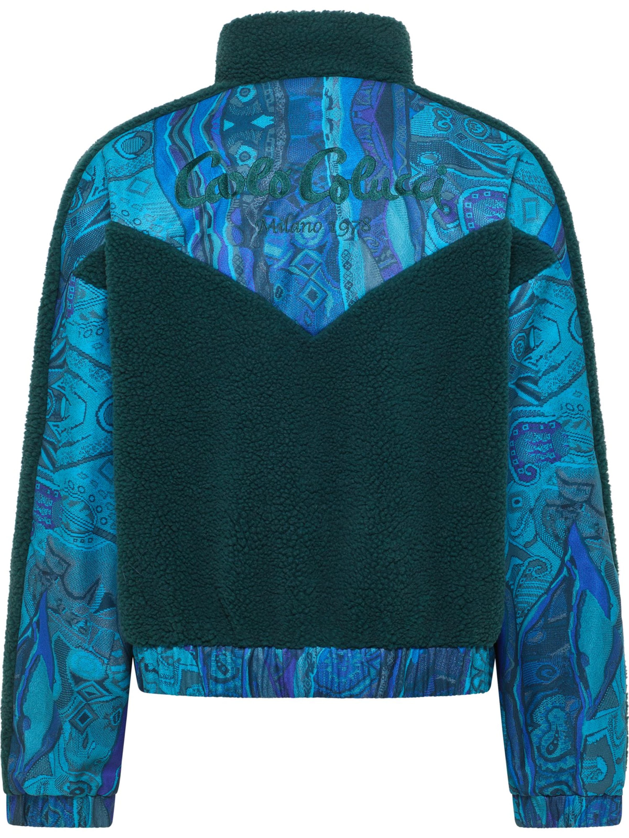 Veste en polaire 'Ezechiele' Carlo Colucci en vert