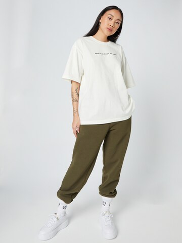 ABOUT YOU x Dardan Oversized Shirt 'Luke' in Weiß