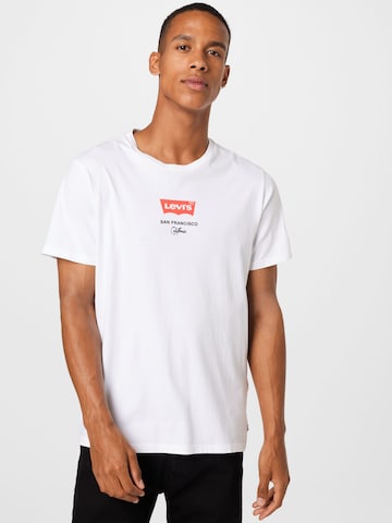 LEVI'S ® Regular Shirt 'Housemark Graphic Tee' in Weiß: predná strana