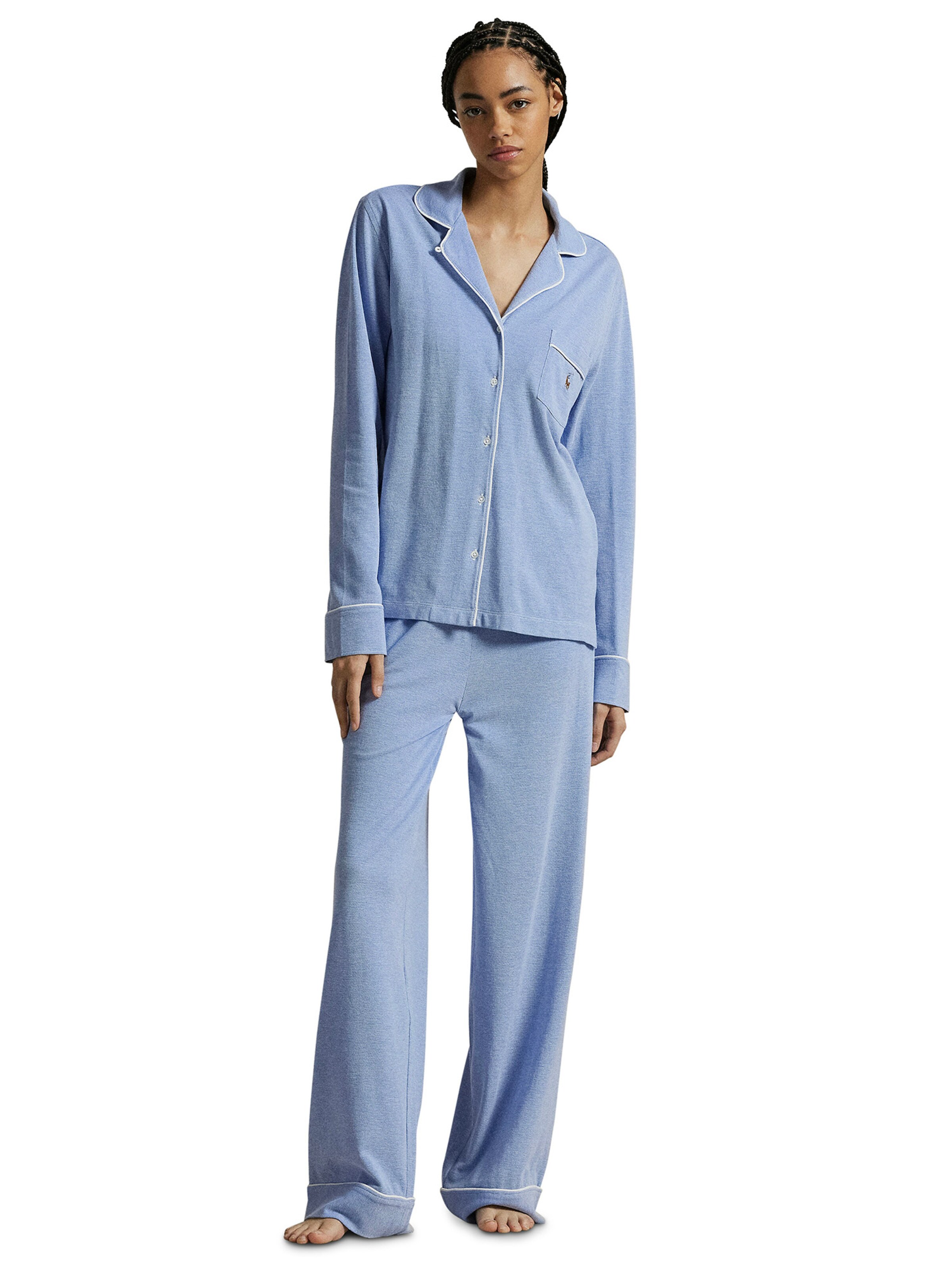 Pyjama ' Knit Oxford ' Polo Ralph Lauren en bleu