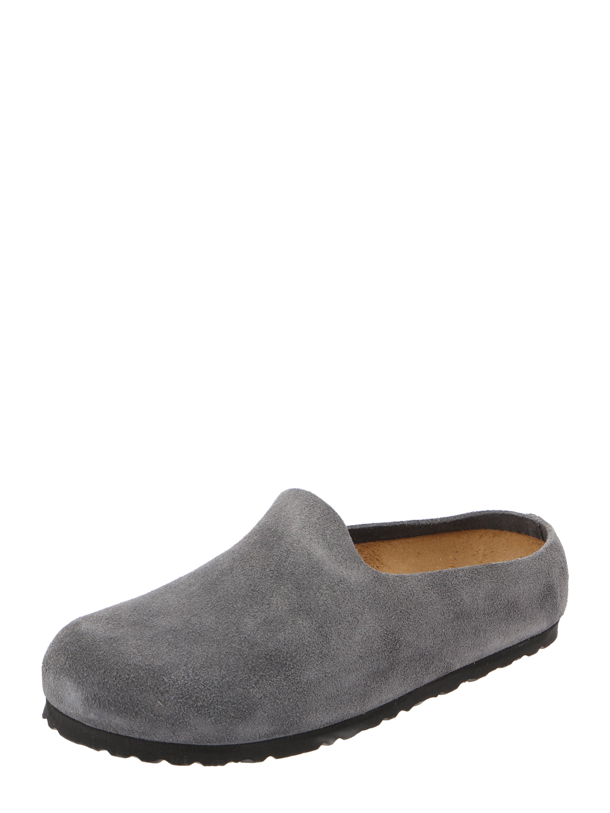 pilka BIRKENSTOCK Šlepetės 'Amsterdam Charcoal': priekis