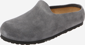 pilka BIRKENSTOCK Šlepetės 'Amsterdam Charcoal': priekis
