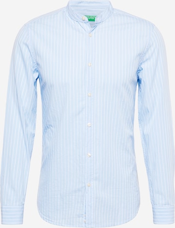 UNITED COLORS OF BENETTON Button Up Shirt in Blue: front