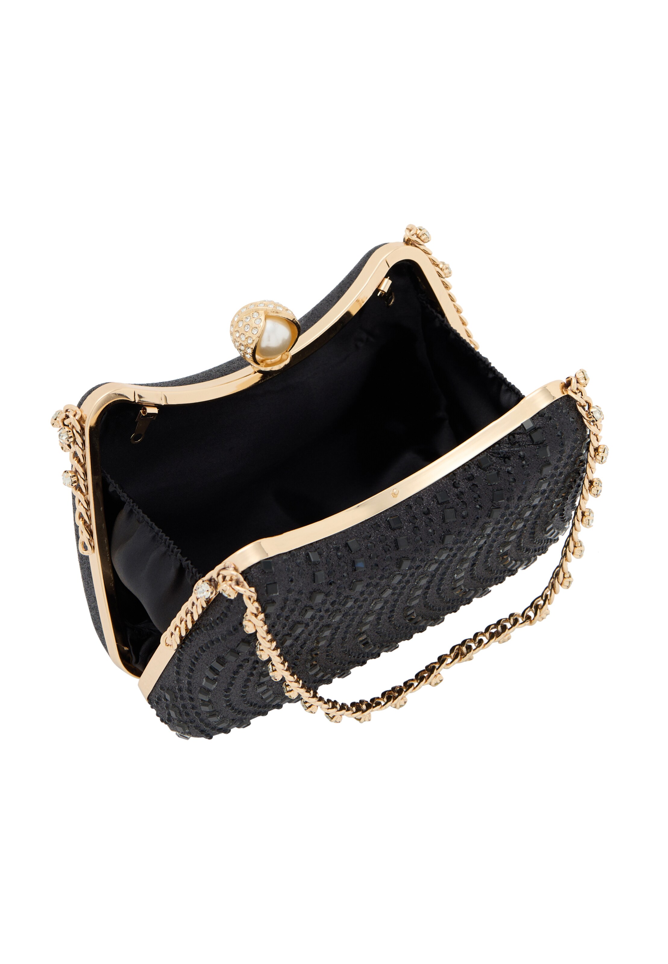 faina - Mala de ombro em preto