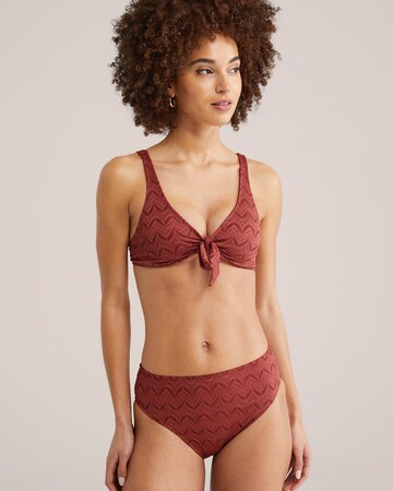 WE Fashion Bikinihose in Pink: Vorderseite