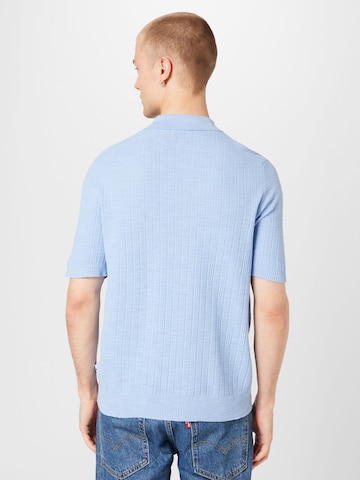 NN07 Regular fit Button Up Shirt 'Nolan' in Blue