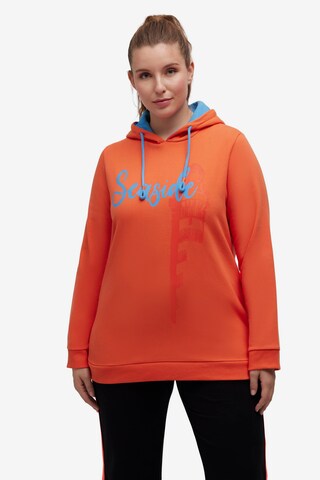 Ulla Popken Sweatshirt in Orange: predná strana