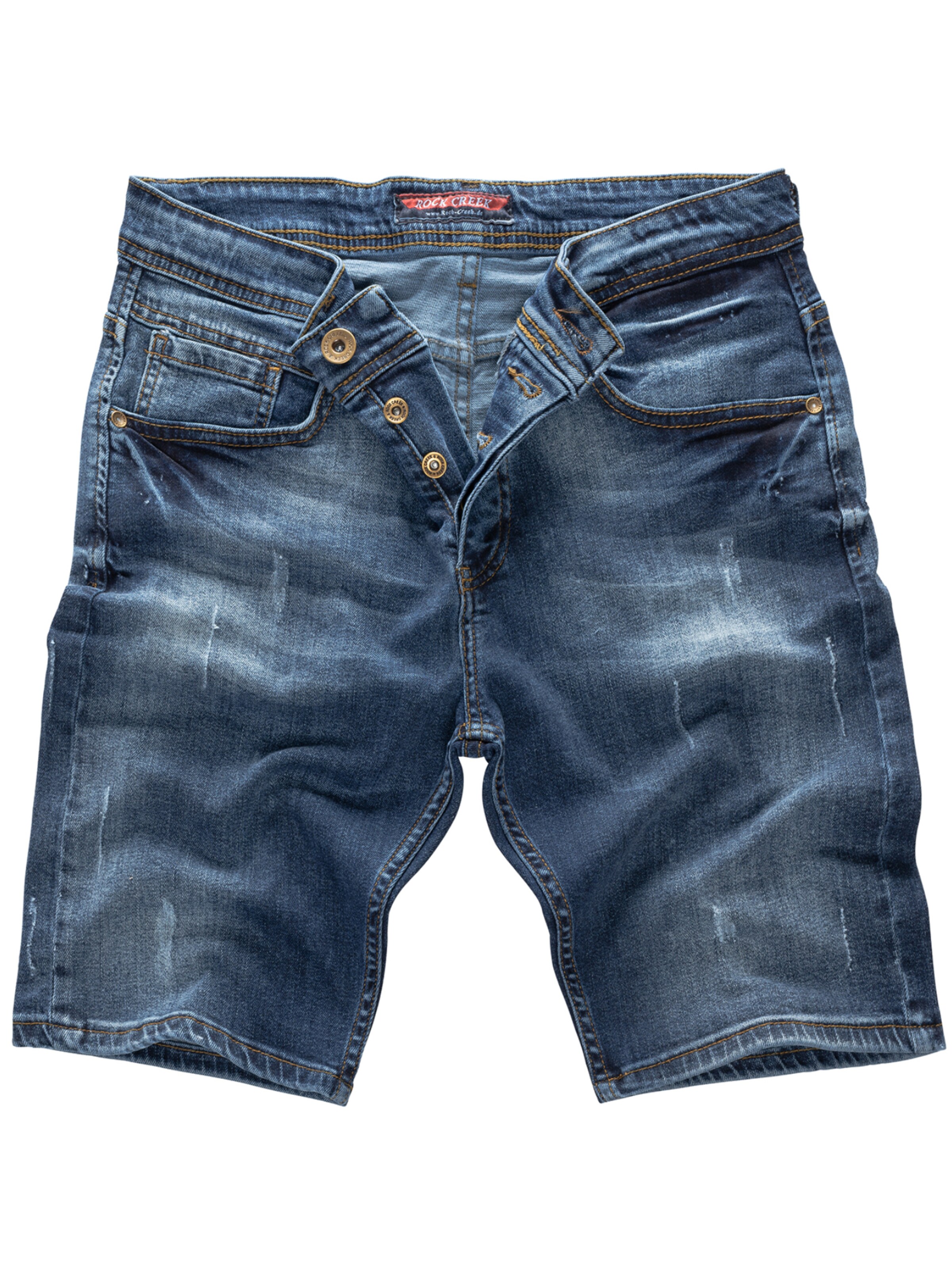 Rock Creek Regular Shorts in Blau: Vorderseite