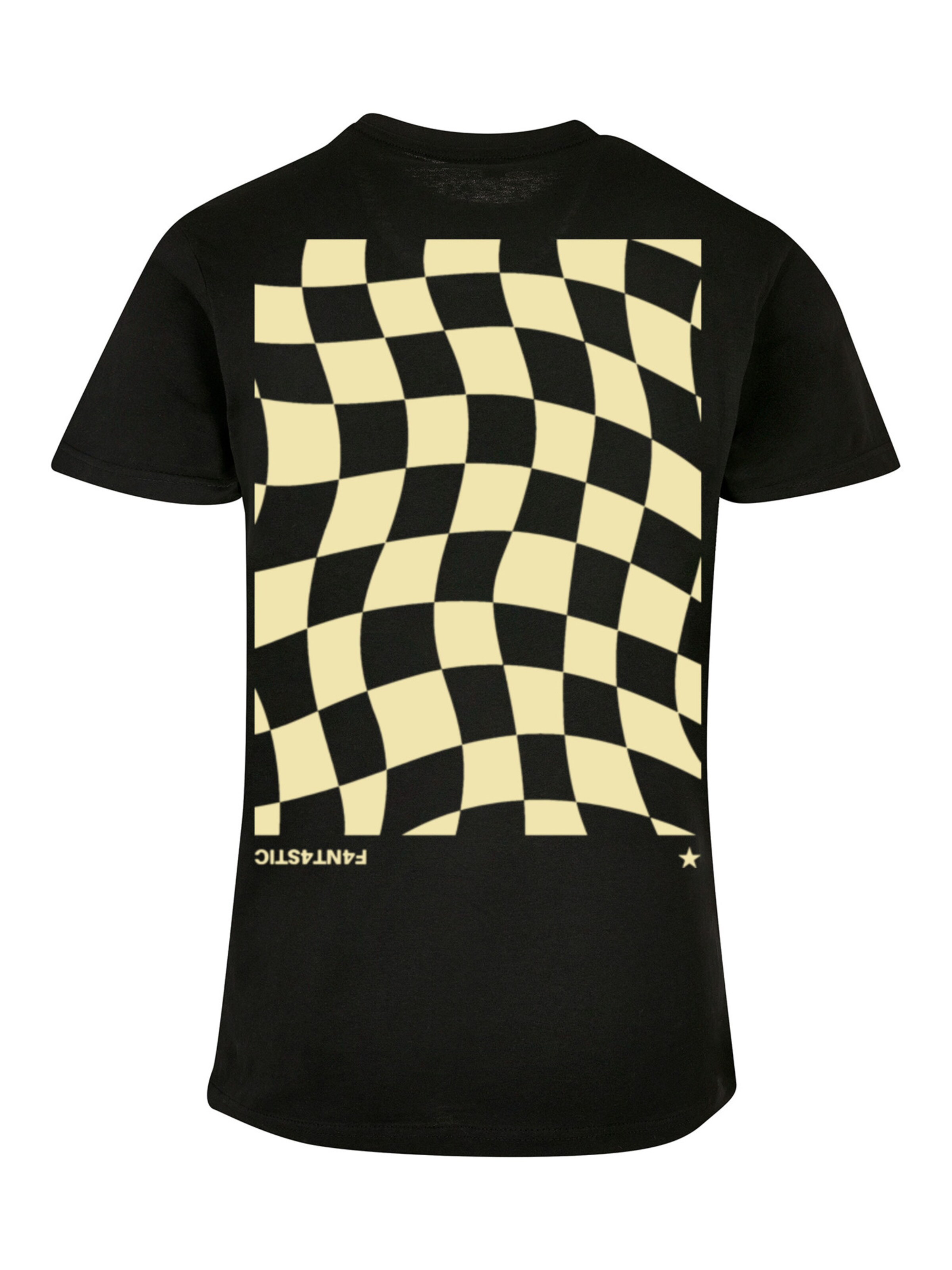 T-Shirt 'Wavy' F4NT4STIC en noir
