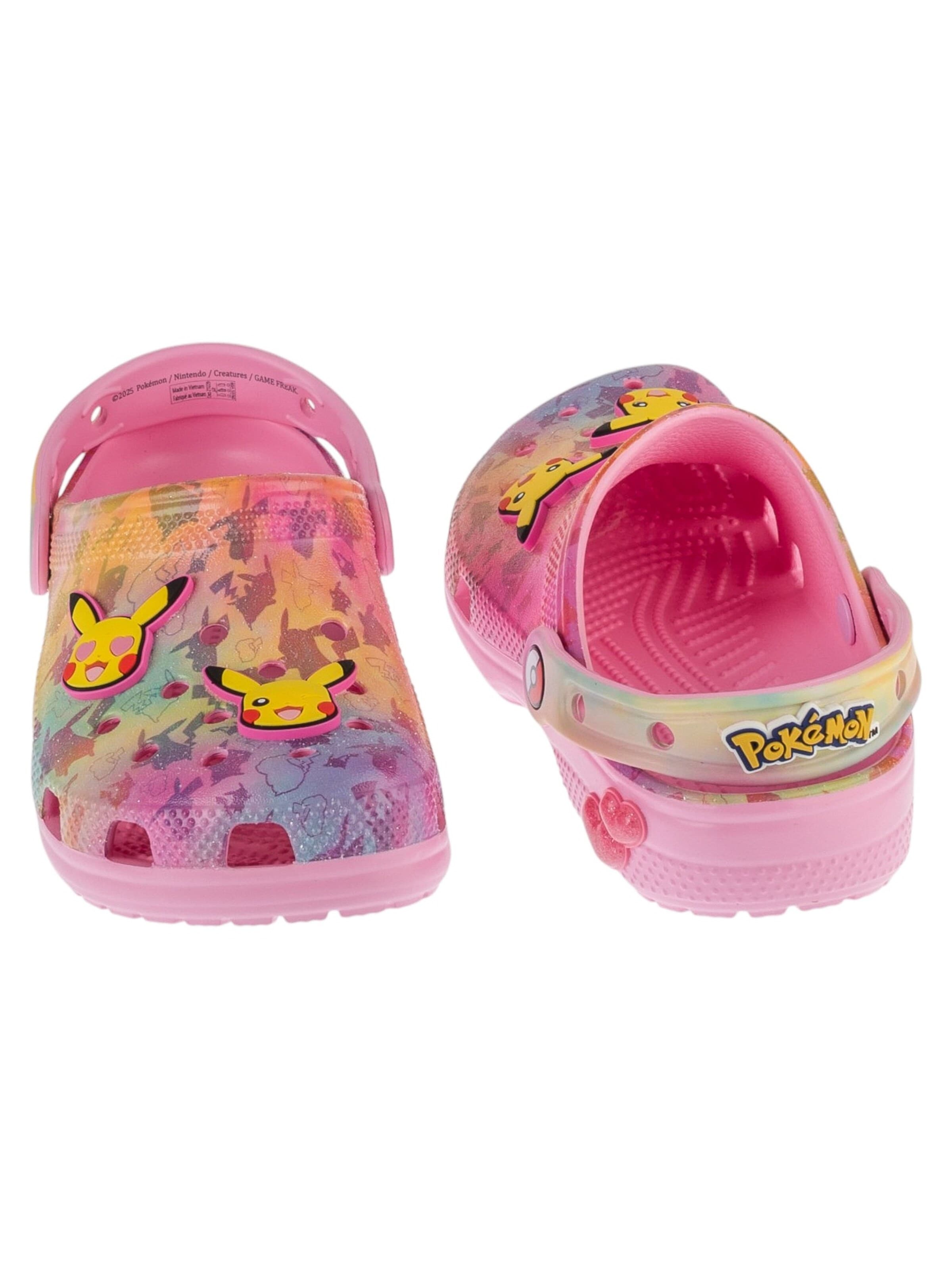 Crocs Sandal 'Crocs Classic Pikachu Pink Clog K' in Pink