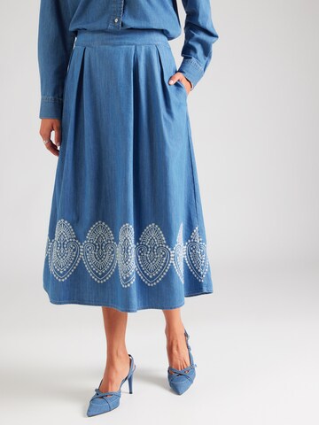 Gonna di MORE & MORE in blu: frontale