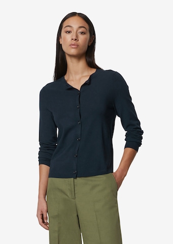 Marc O'Polo Knit Cardigan in Blue: front