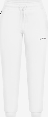 Smilodox Tapered Pants 'Dana' in White: front