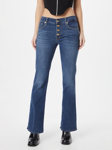 7 for all mankind Flared Jeans in Blue: front