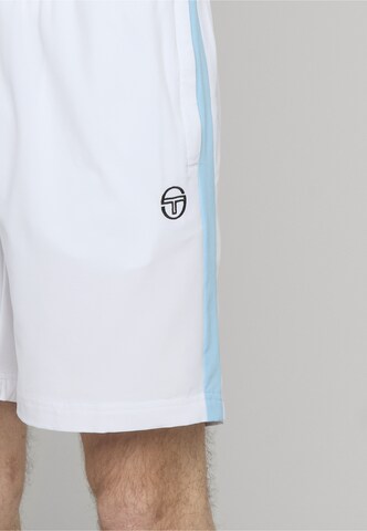 Sergio Tacchini Normální Sportovní kalhoty 'Goccia' – bílá