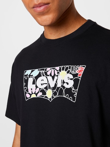 LEVI'S ® Paita 'Vintage Fit Graphic Tee' värissä musta