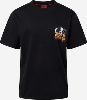 HUGO Red T-Shirt 'Doevaco' in Schwarz: predná strana