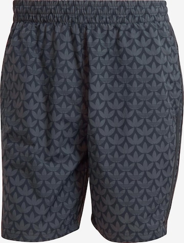 Shorts de bain 'Monogram' ADIDAS ORIGINALS en noir : devant