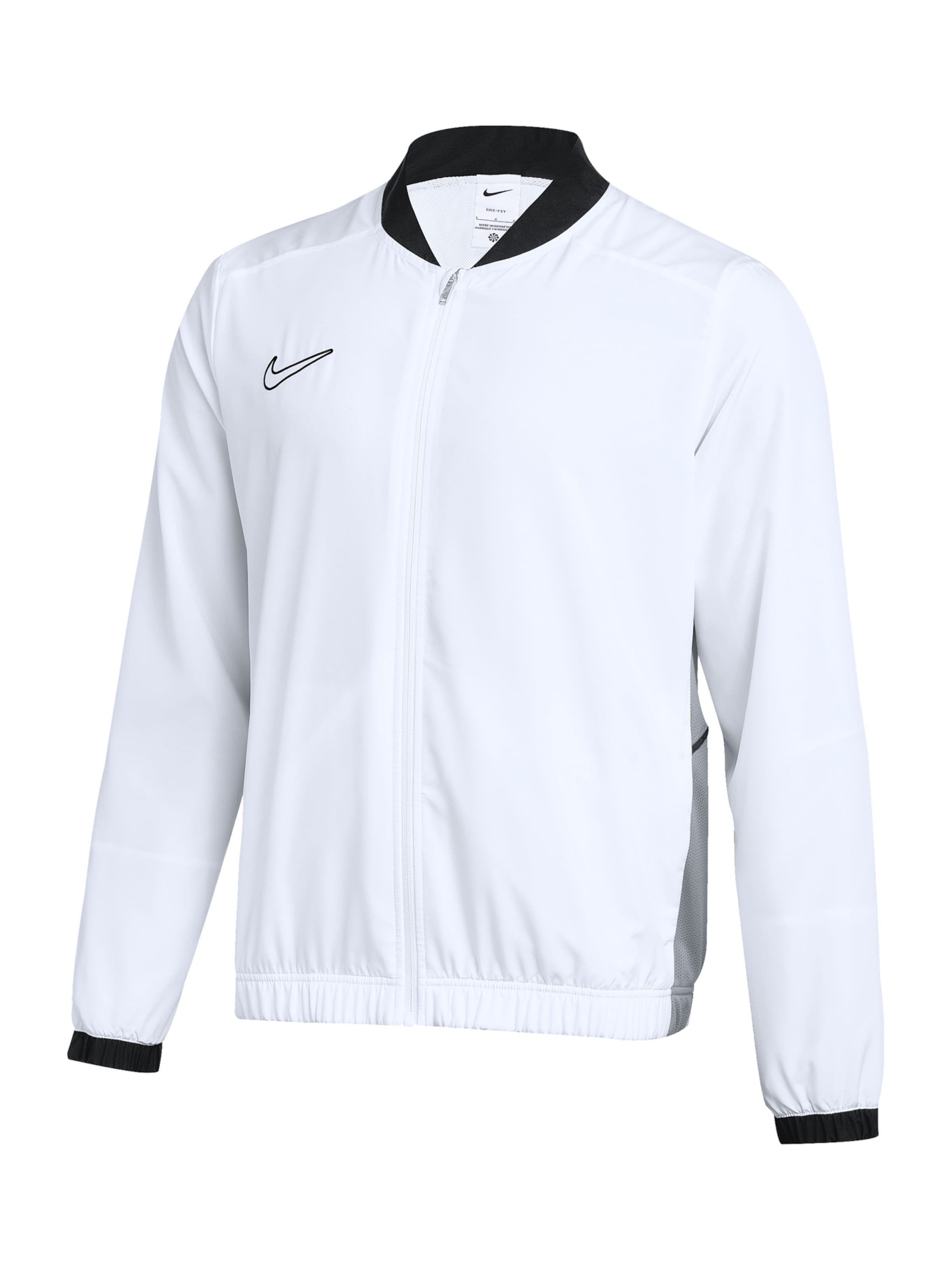 NIKE Trainingsjacke 'Academy 25' in Weiß: Vorderseite