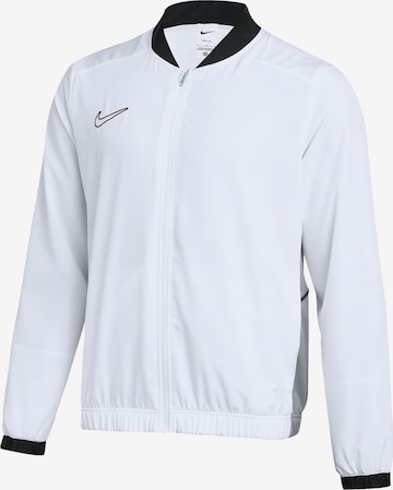 NIKE Trainingsjacke 'Academy 25' in Weiß: Vorderseite