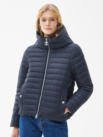 Barbour Tussenjas in Blauw: voorkant