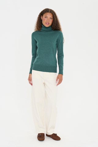 SAINT TROPEZ Pullover in Grün