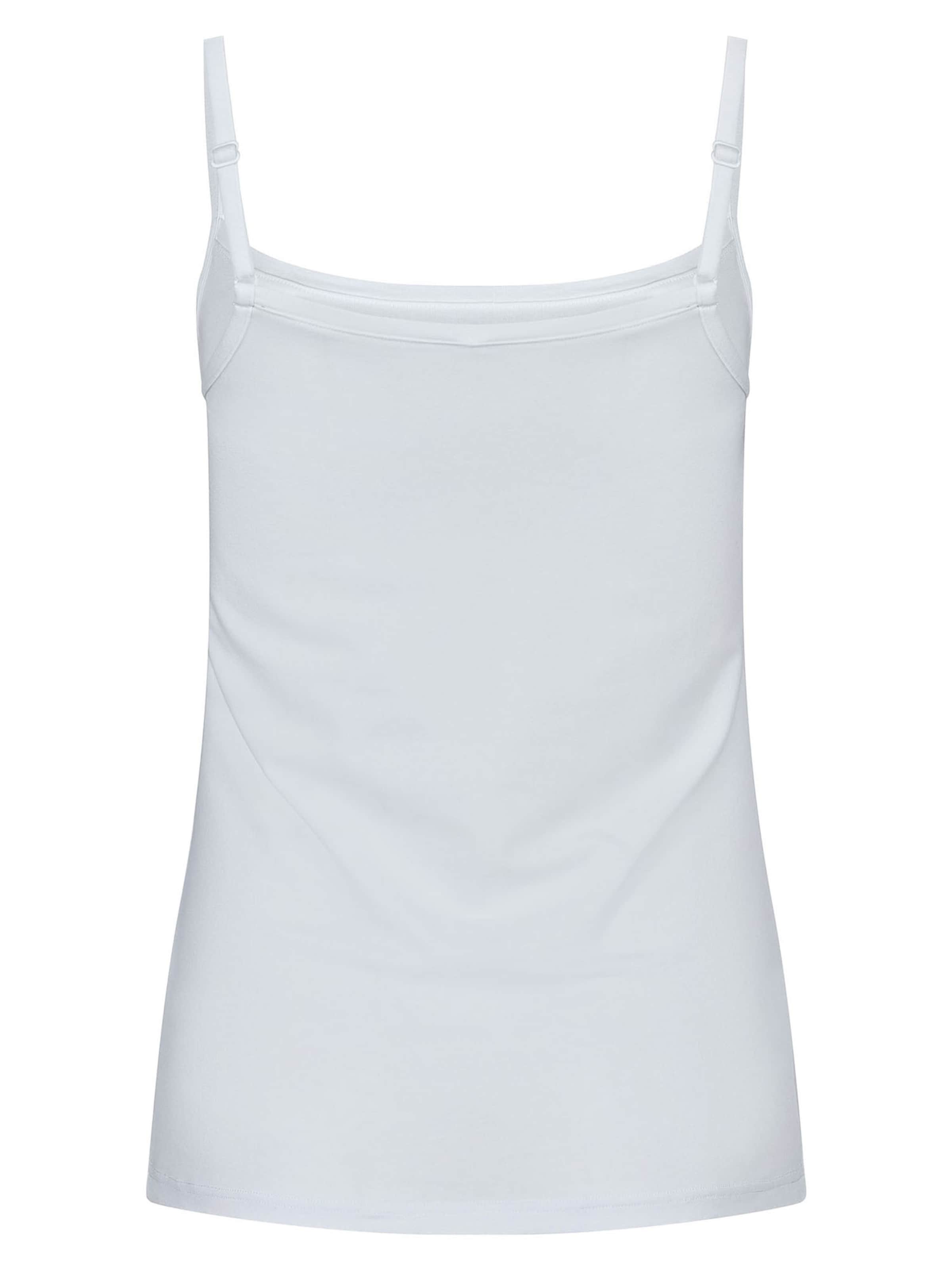 Haut ' Cotton Essentials ' Skiny en blanc : devant