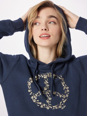 Derbe Sweatshirt 'Peace' in Blauw