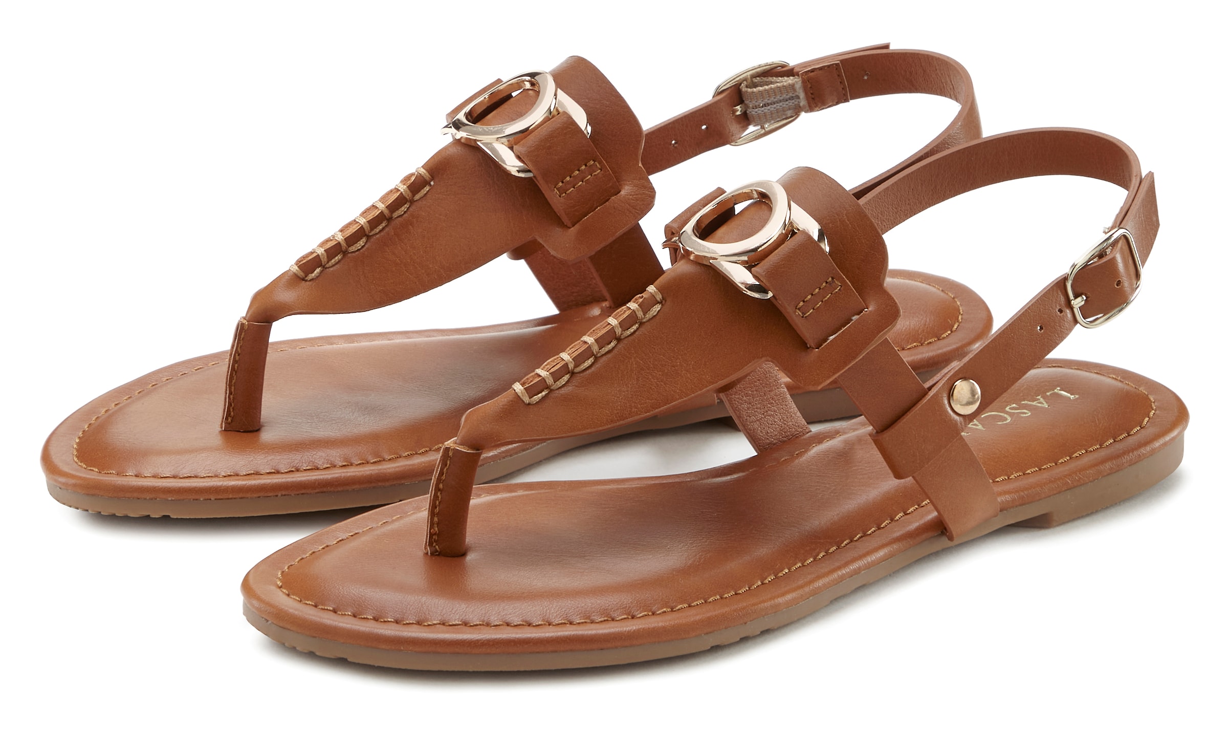 LASCANA Žabky - Hnedá