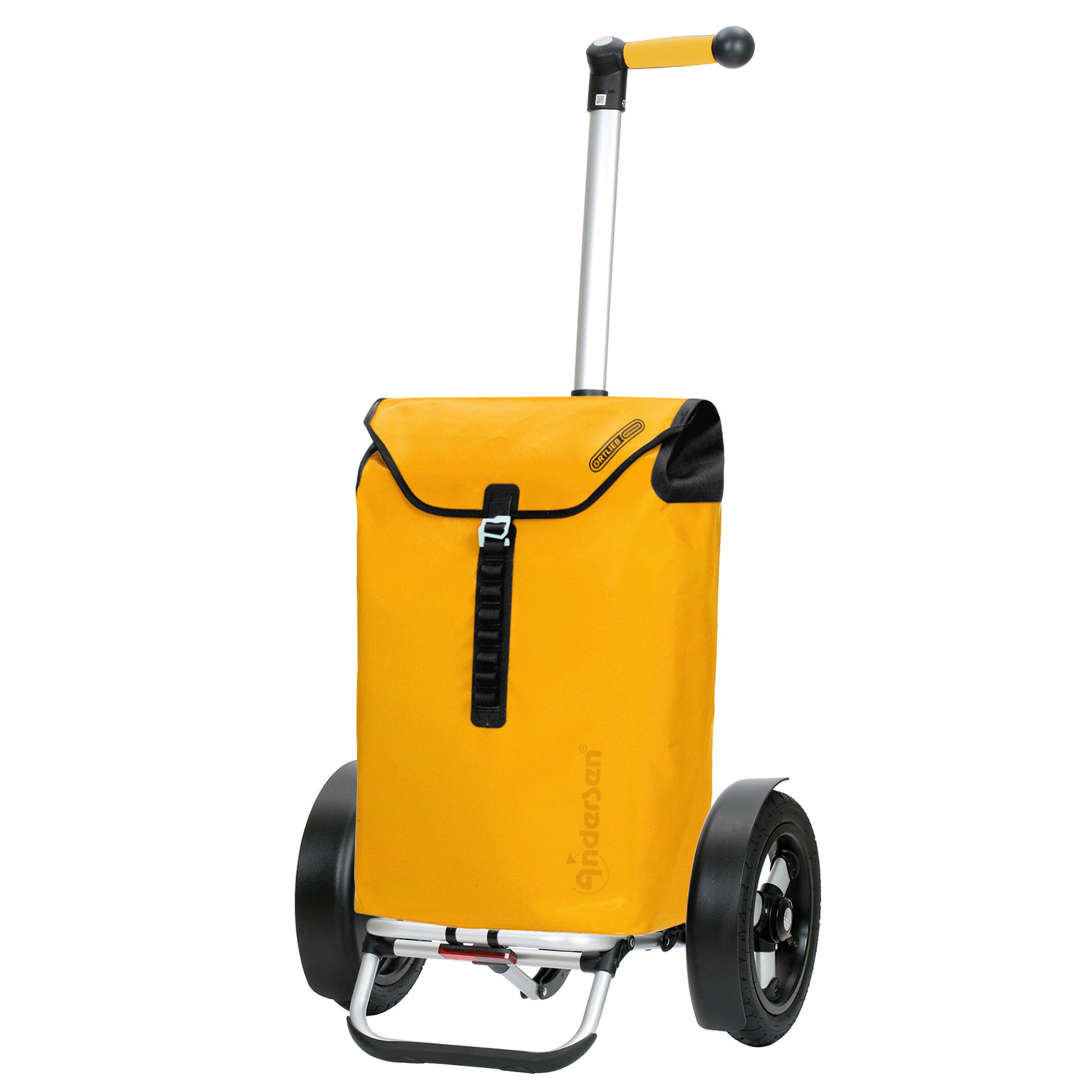 Andersen Shopper Trolley 'Tura' in Gelb: Vorderseite