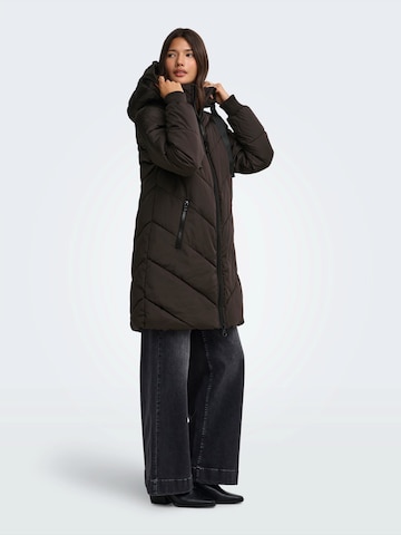 JDY Winter coat 'JDYSKYLAR' in Brown