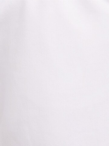 Bershka Regularen Kargo hlače | bela barva