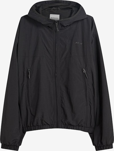 Bershka Välikausitakki värissä musta, Tuotenäkymä