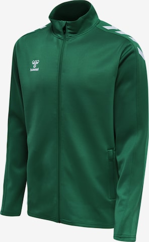 Hummel Sportsweatjacke 'CORE XK POLY' in Grün