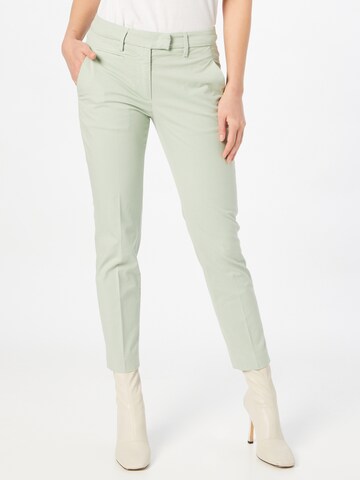 Dondup Slim fit Chino Pants in Green: front