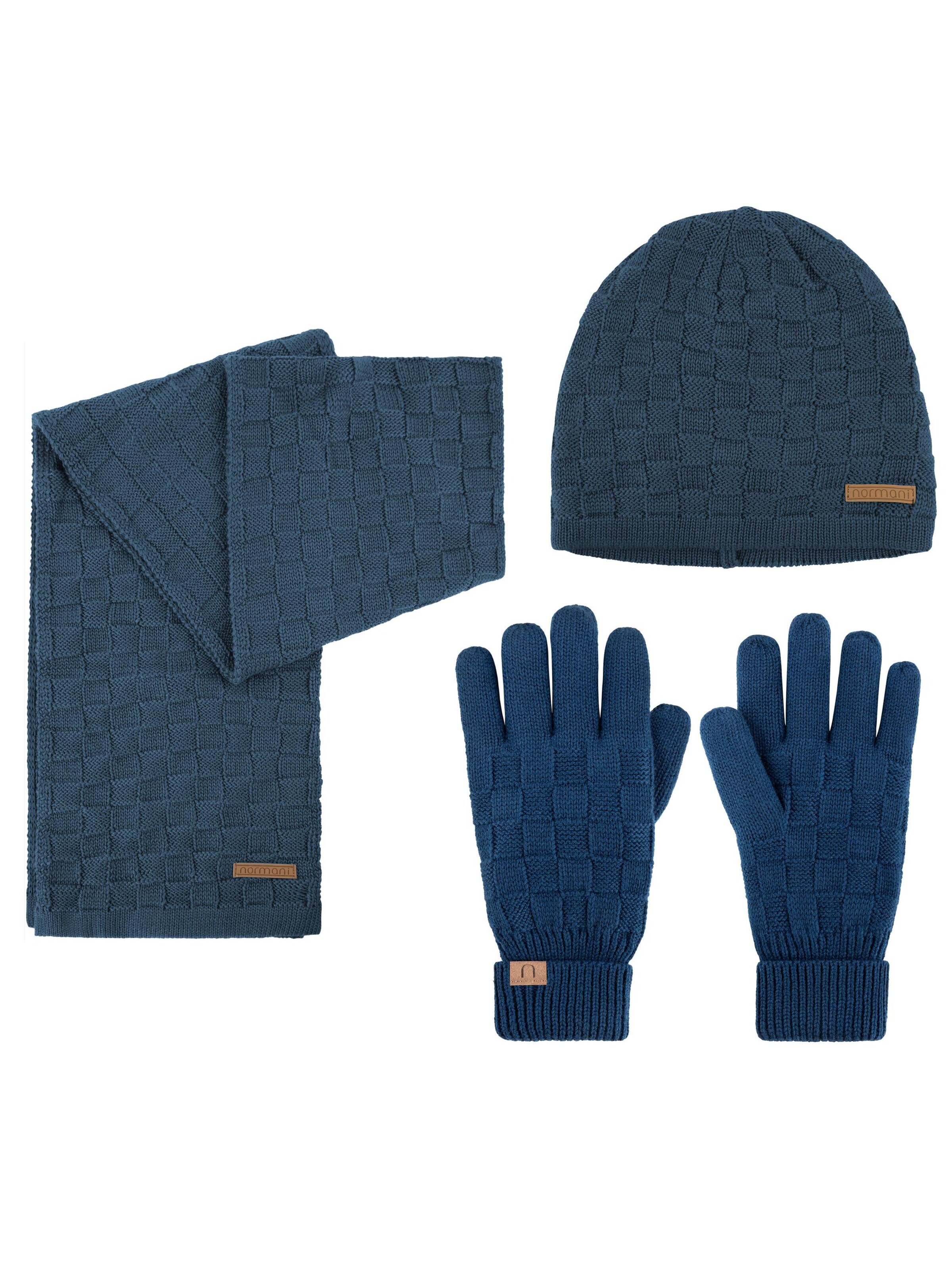 Bonnet ' Yuma ' normani en bleu : devant