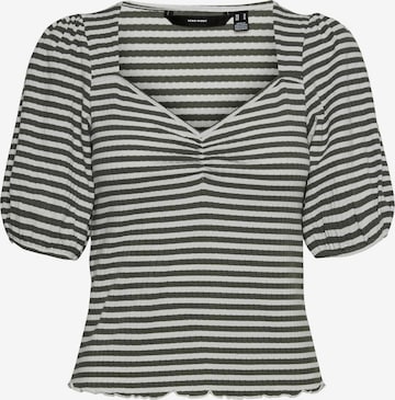 Tricou 'Gabi' de la VERO MODA pe verde: față