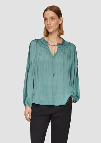 s.Oliver BLACK LABEL Blouse in Groen: voorkant