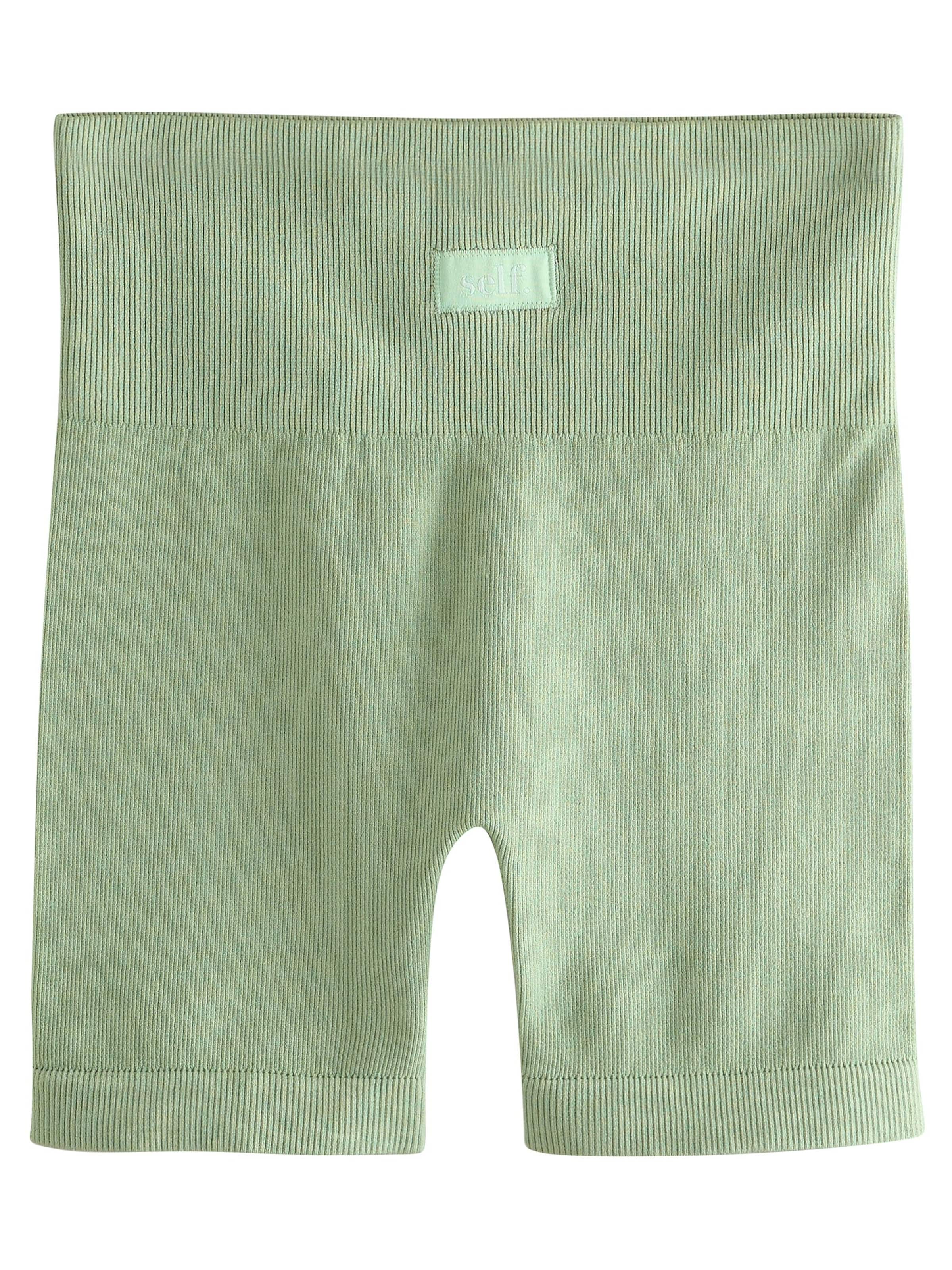 Skinny Leggings di self. in verde: frontale