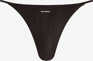 Karl Lagerfeld Alushousut värissä musta: etupuoli