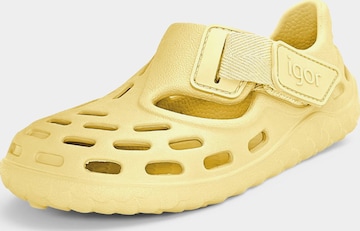 Claquettes / Tongs IGOR en jaune : devant