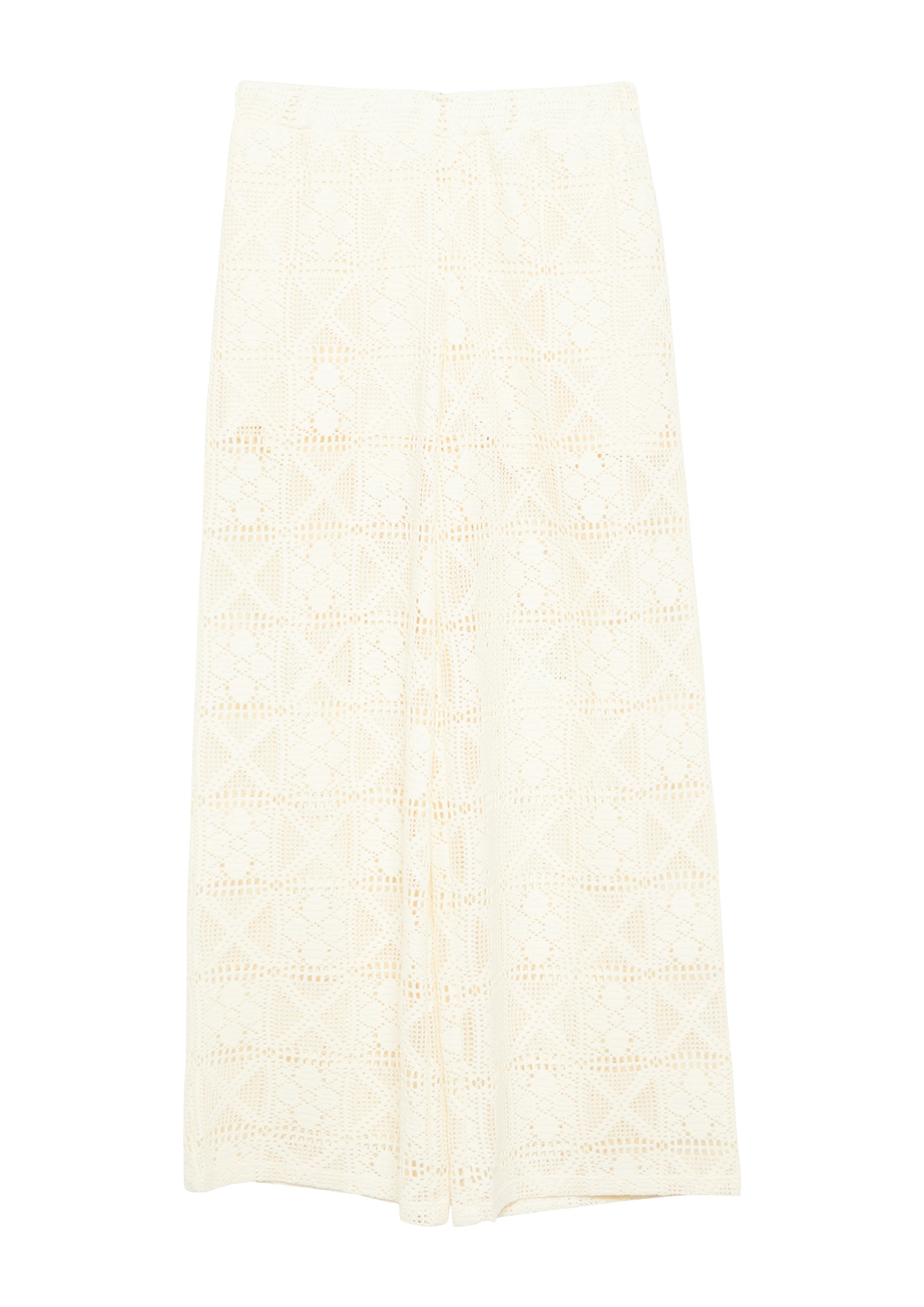 Wide Leg Pantalon s.Oliver en beige : devant