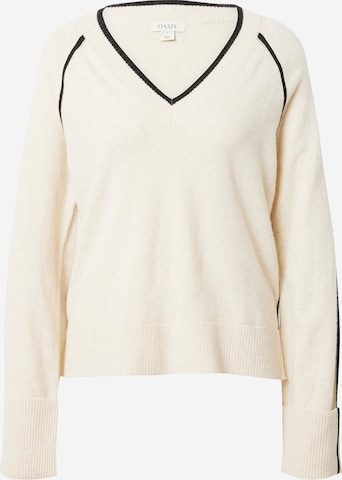 Oasis Pullover in Beige: predná strana