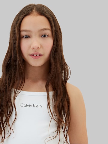 Calvin Klein Jeans Top 'Punto Milano' in Wit