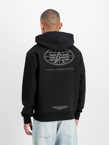 Sweat-shirt ALPHA INDUSTRIES en noir