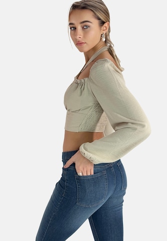 Chemisier Elara en beige