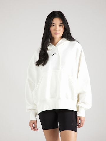 Nike Sportswear Sweatshirt 'PHOENIX FLEECE' in Beige: predná strana