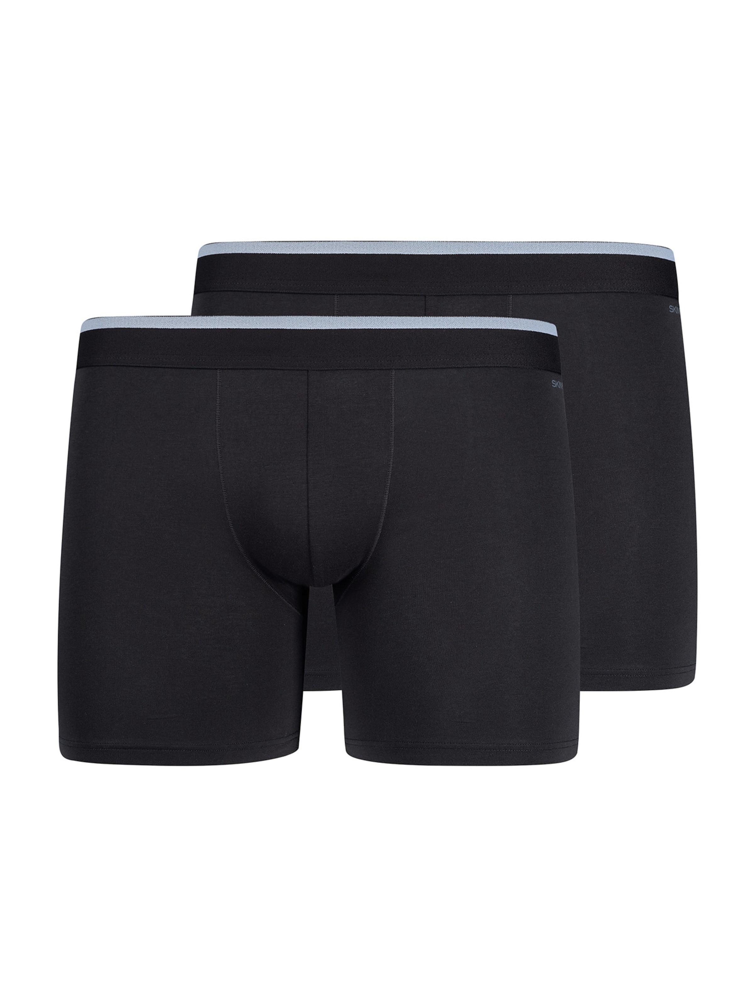 Boxeri de la Skiny pe negru: față