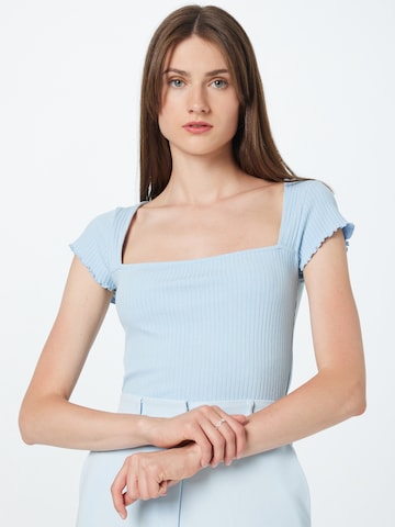 NLY by Nelly Shirt in Blauw: voorkant