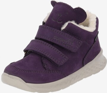 SUPERFIT First-Step Shoes 'BREEZE' in Purple: front